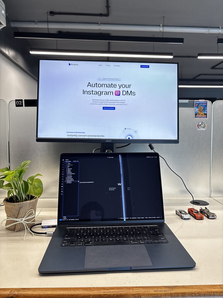 The workspace where Botyoo was built